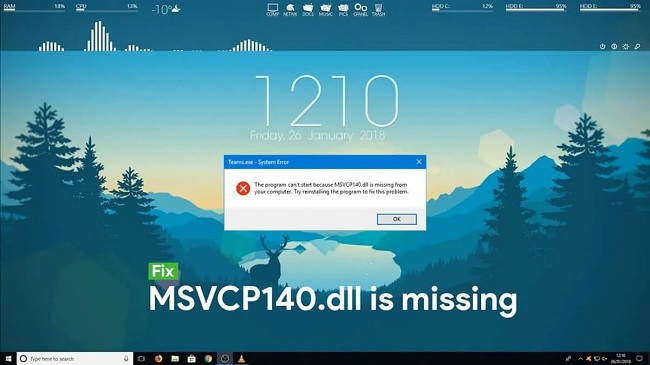 4 Ways To Fix MSVCP140.dll Is Missing Error